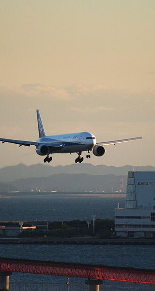 飛行機の待受