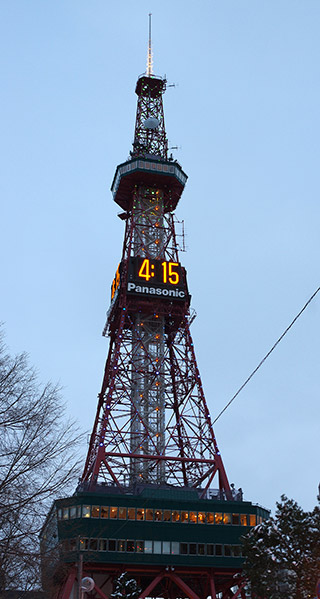 札幌テレビ塔の待受