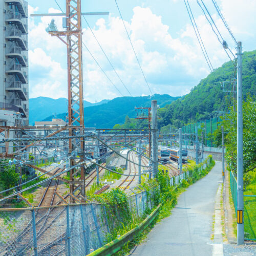 青梅の景色の待受