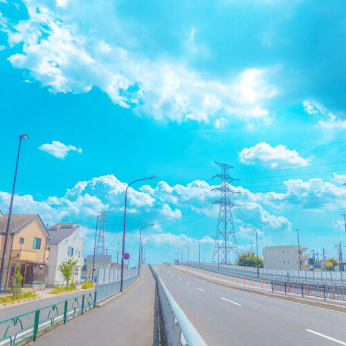 道路（新府中街道）の待受
