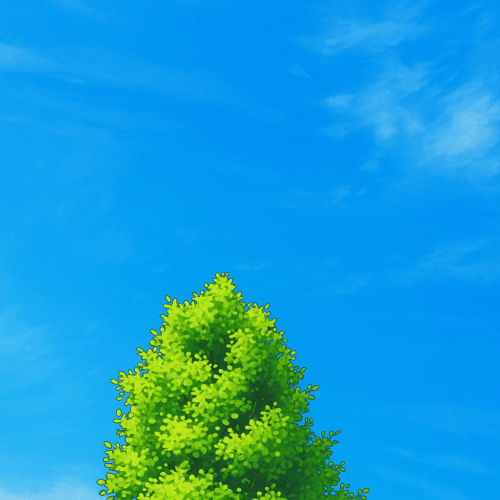 空と木の待受